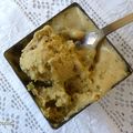 Glace parvée à la pistache