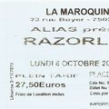 Razorlight - Lundi 6 Octobre 2008 - La Maroquinerie (Paris)