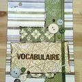 carnet de vocabulaire