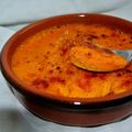 Crème brûlée épicée au potimarron