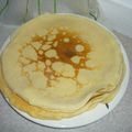 Pâte à crêpes en toute légerté.