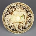 Bowl with Griffin, Northwest Iran, Garrus district, Seljuk period, 12th century