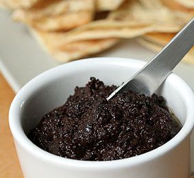 Tapenade aux olives noirs