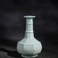 An exceedingly rare guan-glazed octagonal bottle vase, Song dynasty or later