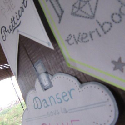 DIY: les fanions à messages rien qu'en papier