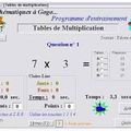 Logiciel gratuit pour apprendre ses tables de multiplications