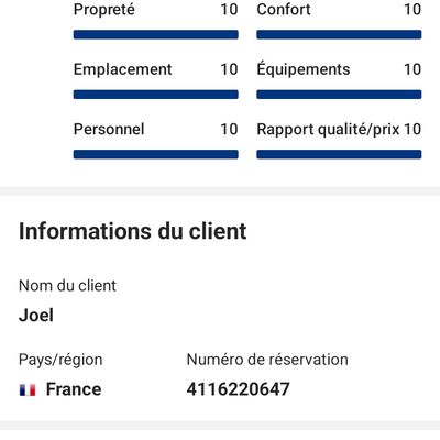AVIS CLIENTS 