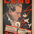 AFFICHE DE MAGIE LENO CARTES MAGIC POSTERS 