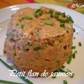 Petits flans de saumon