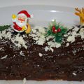 buche au chocolat "goûter de noël atelier les petits créateurs "