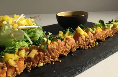 #323 - Tataki de saumon aux graines de sésame