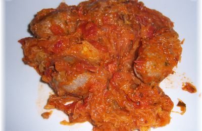 Courge spaghetti en sauce tomate 