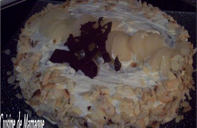 Entremet Poire- Amande