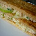 Mille feuilles au crabe et à la pomme verte