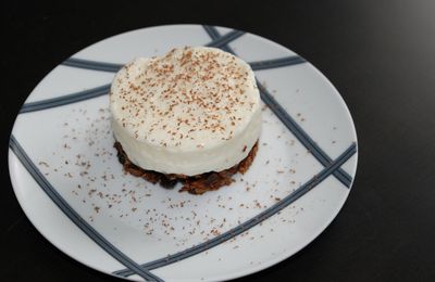 Tartelette au muesli et mousse de poire