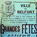 Les Grandes Fêtes patriotiques de 1919 à Belfort, les préparatifs (1ère partie)