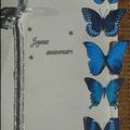 Carte d'anniversaire aux papillons