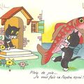 Cartes chinées "poisson d'avril" :)