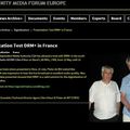 DRM+ French Riviera experimentation en premiere page du Community Media Forum Europe