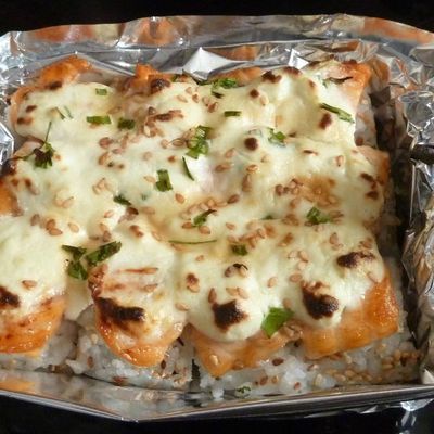 Millenium Roll, le maki chaud au saumon et cream cheese