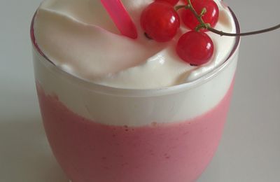 Milk shake vanille fraise