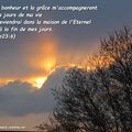 Psaume23:6 -je reviendrai dans la maison de l'Eternel (Verset Illustré)