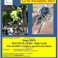 Stage BMX à Montivilliers le dimanche 02 Novembre après midi à Montivilliers