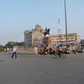 Rond-point à Bikaner (Inde)