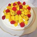 Pavlova à la mangue