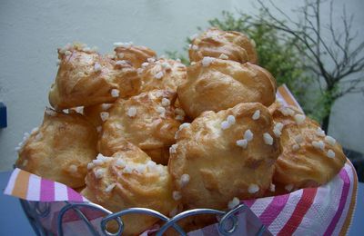 Chouquettes - ou le bonheur de trouver du sucre perlé