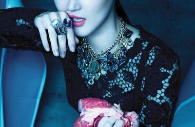 Editorial: 'Glamorous Greed' with Lee Hye Jung by Kim Tae Woo for Vogue Korea, August 2010