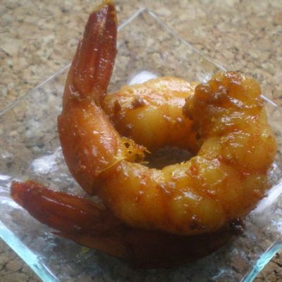 Crevettes marinées