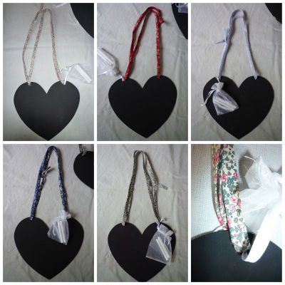 Ardoises coeur et liberty