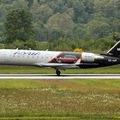 Aéroport:Tarbes/lourdes-Ossun(LDE-LFBT): Adria Airways: Canadaire CL-600-2B19 Regional Jet CRJ-200LR: S5-AAF: MSN:7272.