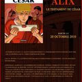 L'affiche du Testament de César