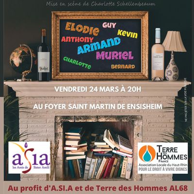Soirée Théâtre au profit d'A.SI.A et Terre des Hommes France AL68