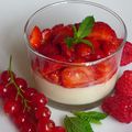 PANNA COTTA AUX FRUITS ROUGES