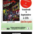 Vendredi 09 septembre à 20h Projection de courts métrages - entrée libre et gratuite 