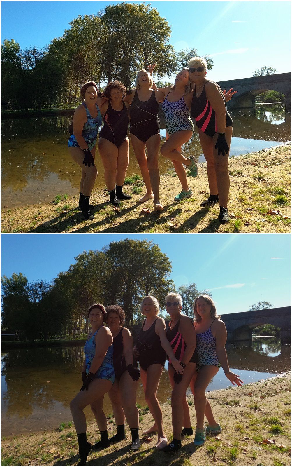 Dordogne nage en eau froide