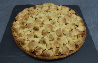 Tarte crumble aux pommes caramel