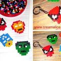 ✄ Porte-clefs Super Héros / DIY Superheroes Key Rings ✄