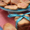 Sablés roses aux biscuits de Reims