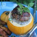 Courgettes farcies et butternut rôtie: quand l'été télescope l'automne!