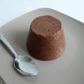 flan-gâteau poire chocolat hyperprotéiné au psyllium (sans sucre et sans oeufs)