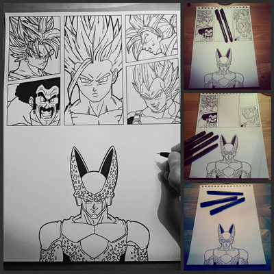 Fan art de DragonBallZ en 6 étapes!