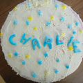 Un indice sur la gâteau de mon petit Charlie...