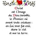 Les 3 sens de bereshit en Gn 1,1 ; le Christ commencement, tête et fils en Col 1,15-19