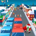 Endless runner sur mobile avec le Père Noël