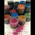 Tests des "PRIMARY ELEMENTS ARTIST PIGMENTS"...