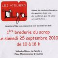 1ère braderie du scrap 25 SEPTEMBRE 2010